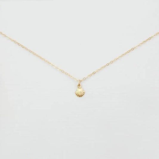 14K Gold Filled Shell Charm Necklace - Jewellery Hut