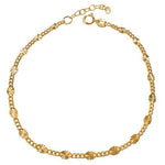 14K Gold Filled Starburst Anklet - Jewellery Hut