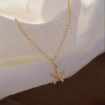 14K Gold Filled Starfish Necklace - Jewellery Hut