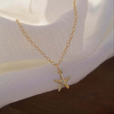 14K Gold Filled Starfish Necklace - Jewellery Hut