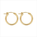 14K Gold Hinged Hoops - Jewellery Hut