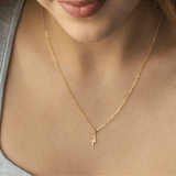 14k Gold Lightning Bolt Necklace - Jewellery Hut