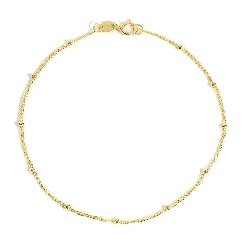 14k Gold Satellite Bracelet - Jewellery Hut