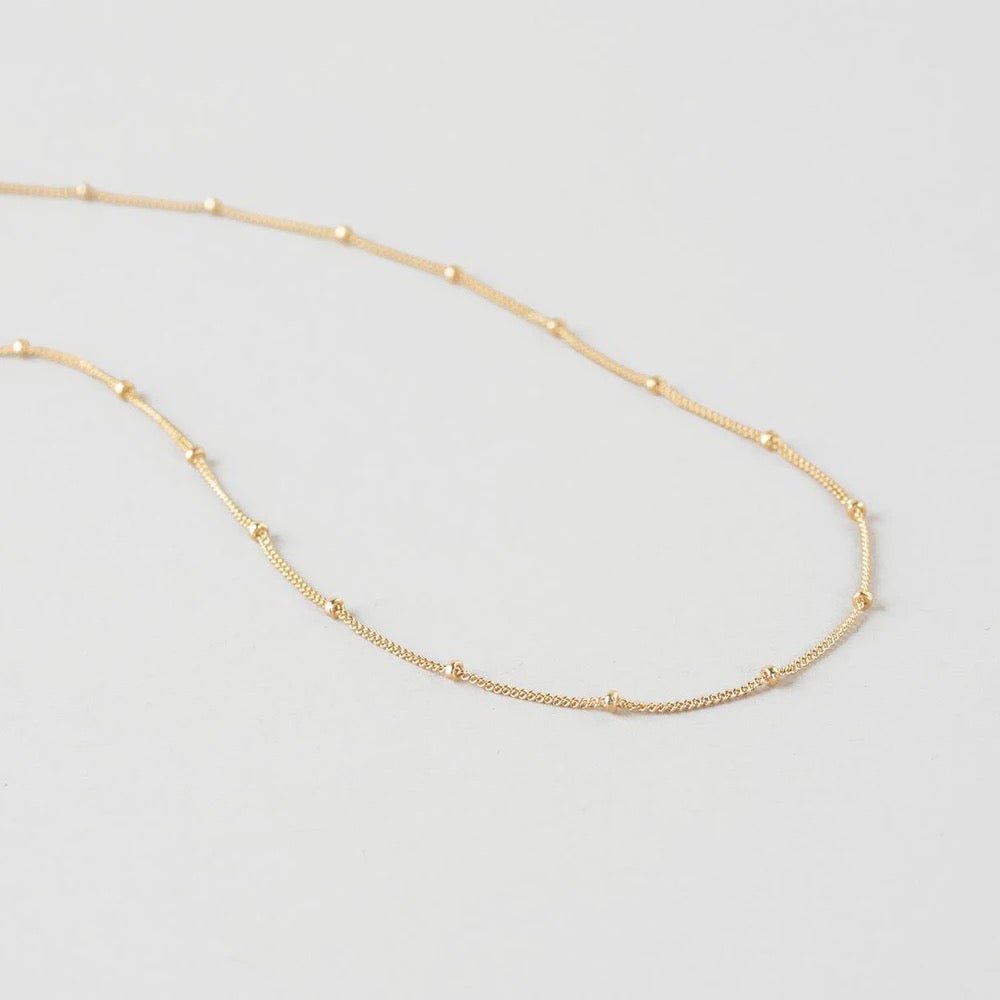 14K Gold Satellite Chain Necklace - Jewellery Hut