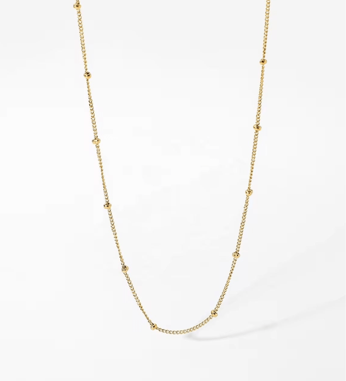 14K Gold Satellite Chain Necklace - Jewellery Hut