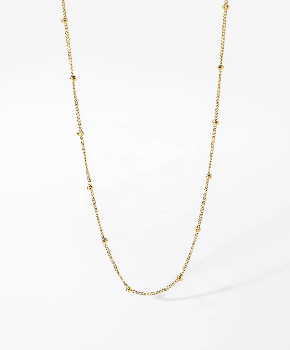 14K Gold Satellite Chain Necklace - Jewellery Hut