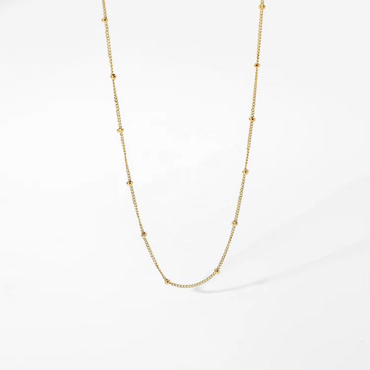 14K Gold Satellite Chain Necklace - Jewellery Hut
