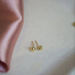 18k Gold Vermeil Heart Stud Earrings - Jewellery Hut