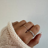 Sterling Silver Wavy Stacking Ring