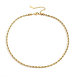 Chunky Gold Rope Necklace - Jewellery Hut