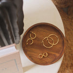 Gold Hinged Hoop Earrings - Jewellery Hut