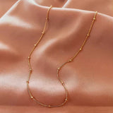 Gold Satellite Chain Necklace - Jewellery Hut