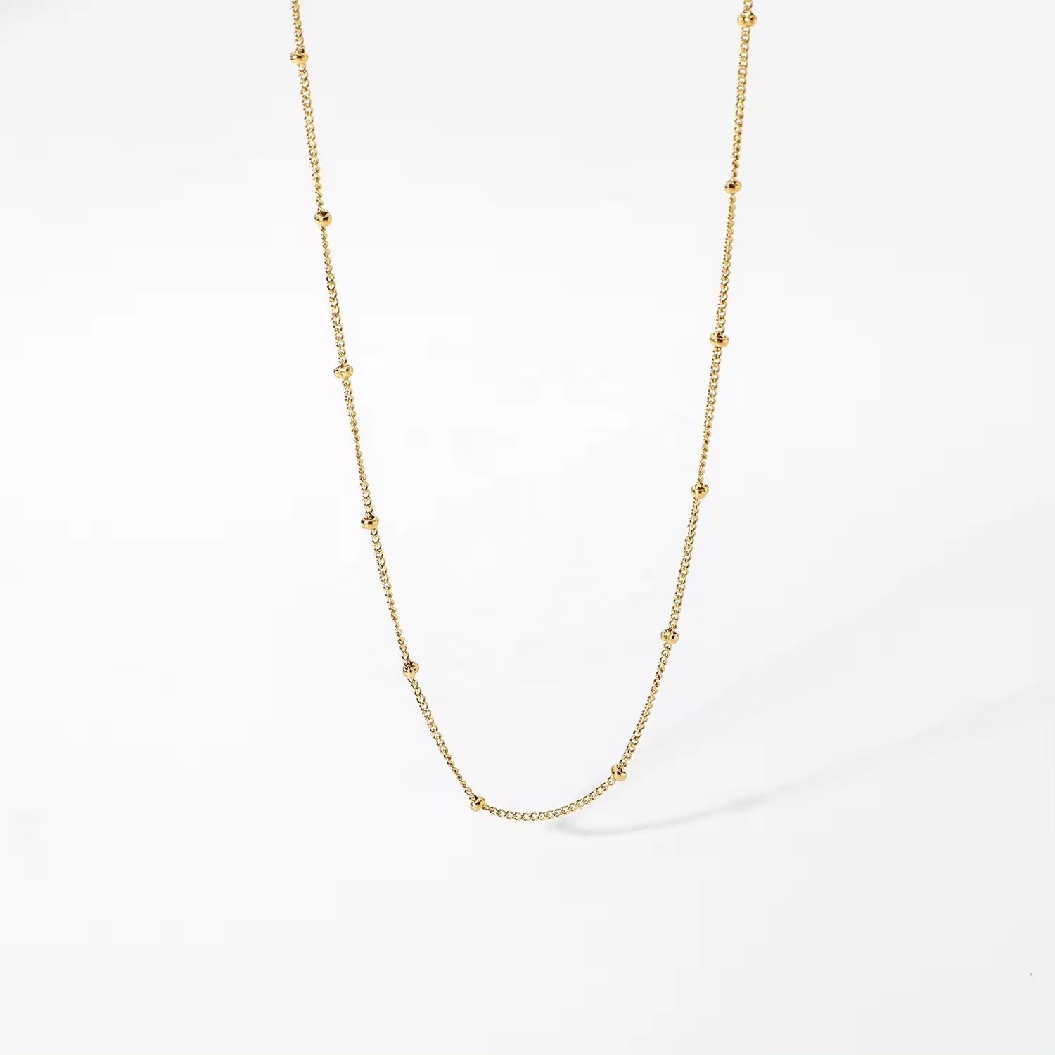 Gold Satellite Chain Necklace - Jewellery Hut