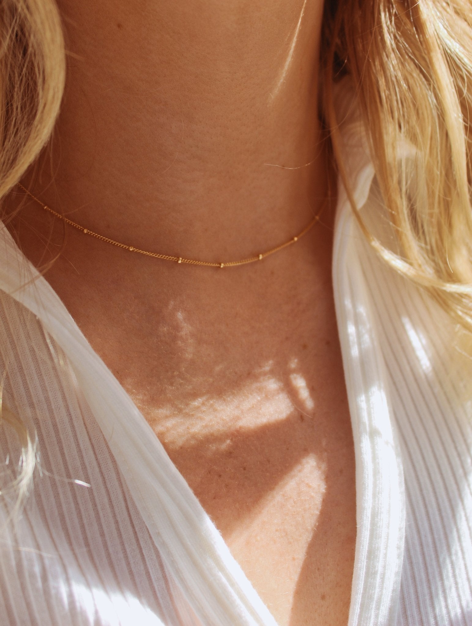 Gold Satellite Chain Necklace - Jewellery Hut