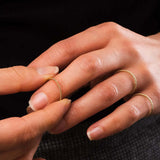 Gold Twisted Stacking Ring - Jewellery Hut