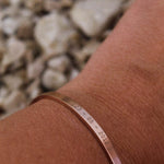 Rose Gold Personalised Cuff Bracelet - Jewellery Hut