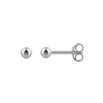 Sterling Silver Ball Stud Earrings - Jewellery Hut