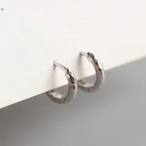 Sterling Silver Huggie Hoop Earrings - Jewellery Hut