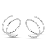 Sterling Silver Huggie Hoops - Jewellery Hut