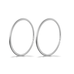 Sterling Silver Infinity Hoops - Jewellery Hut