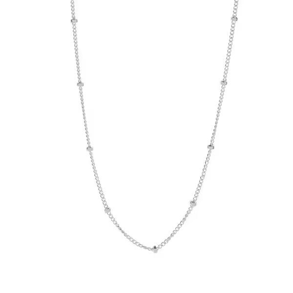 Sterling Silver Satellite Chain Necklace - Jewellery Hut