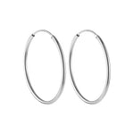 Sterling Silver Sleeper Hoop Earrings - Jewellery Hut