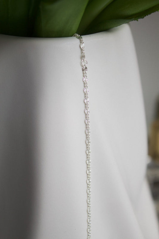 Sterling Silver Starburst Necklace - Jewellery Hut