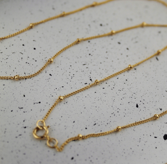 Dainty Satellite Chain // Gold or Silver