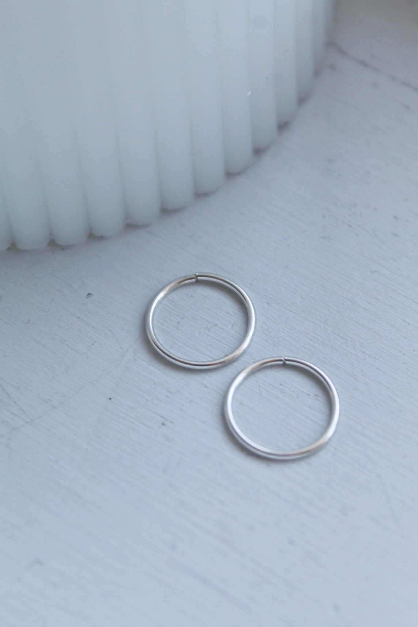 Sterling silver clearance 6mm hoop earrings